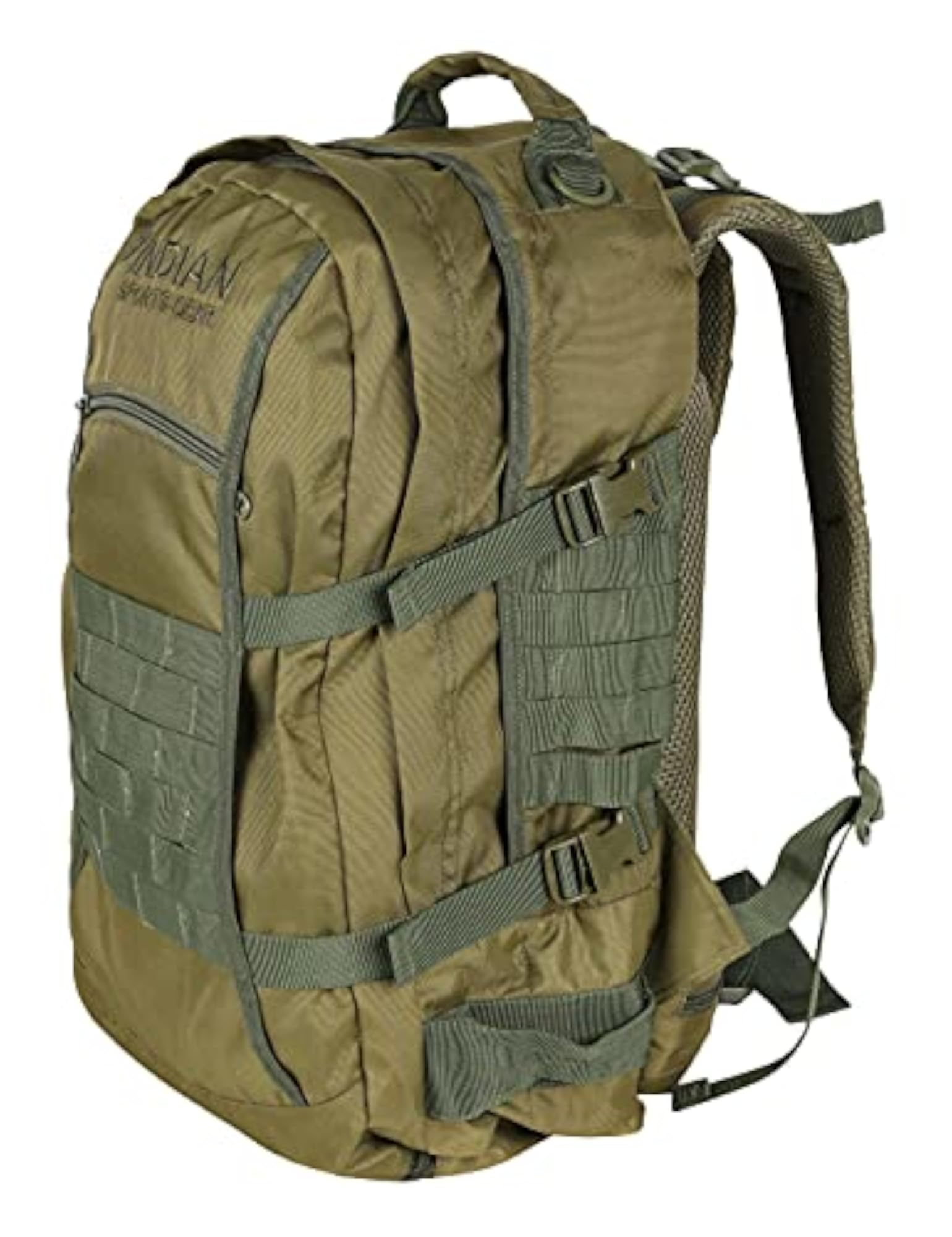 55 Liters Green Color Travel Backpack